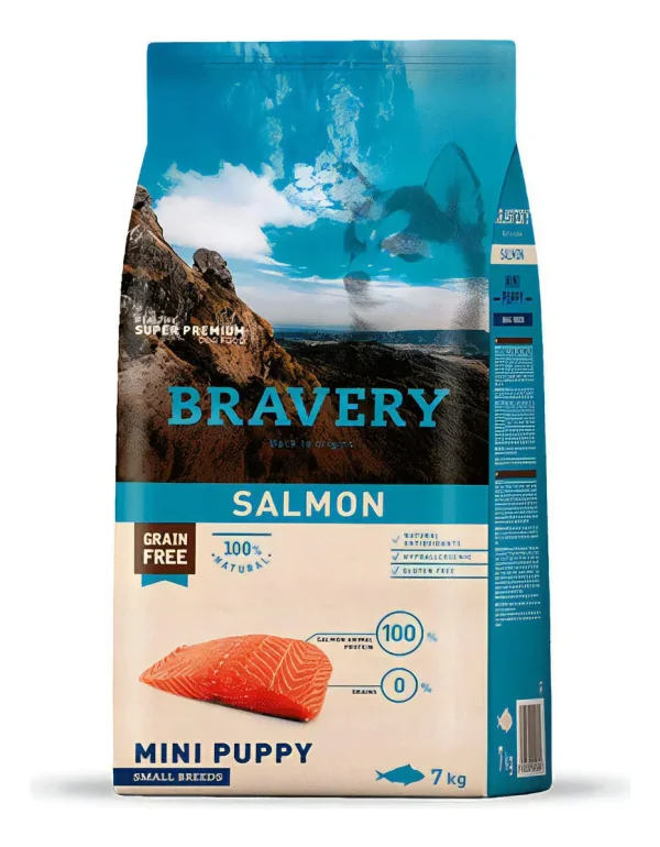 Bravery Salmon Mini Puppy Small Breeds 7 KG
