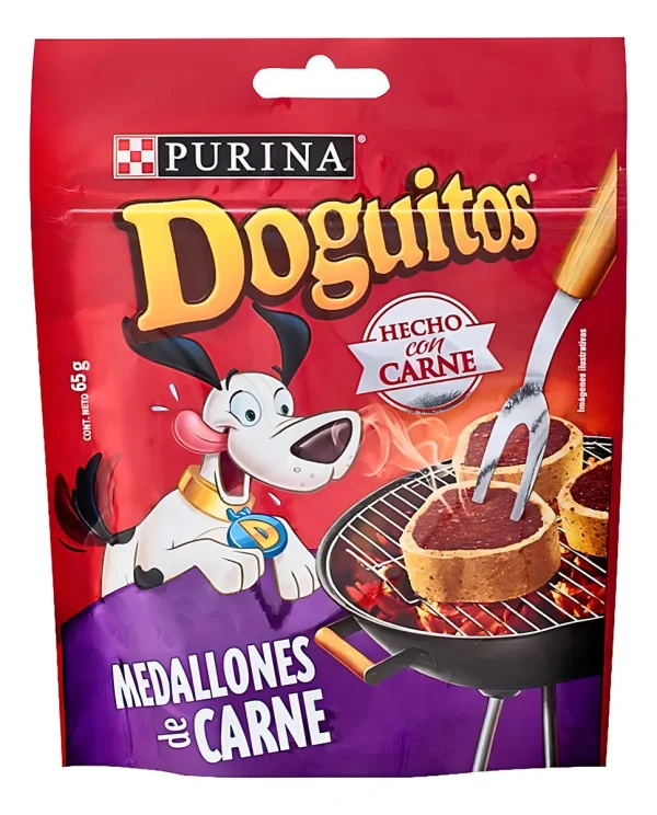 Purina Doguitos Medallones de Carne 65 Grs