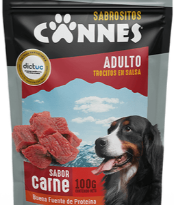 Cannes Pouch Adulto Carne 100 Grs