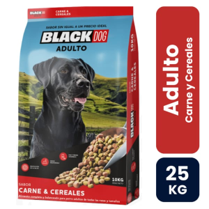 Black Dog Adultos Carne & Cereales 25KG