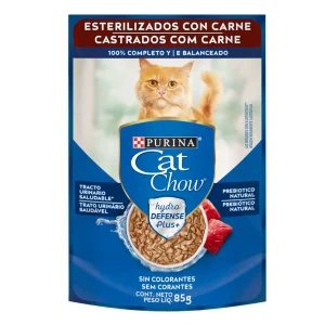 Cat Chow Esterilizados Carne 85 Grs