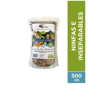 Martin Pescador Mix Nifas e Inseparables Maravilla - Mijo - Alpiste - Avena Pelada - Cañamo 500 Grs